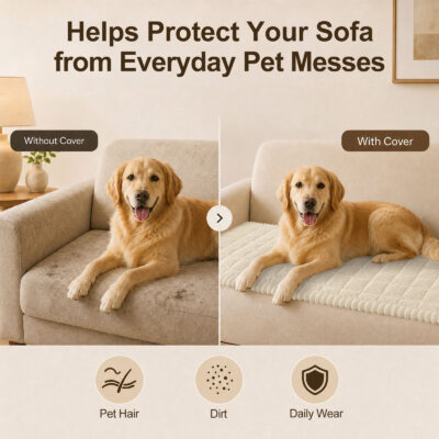 decorUhome Non Slip Couch Cover for Dogs