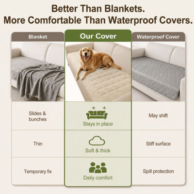 decorUhome Non Slip Couch Cover for Dogs