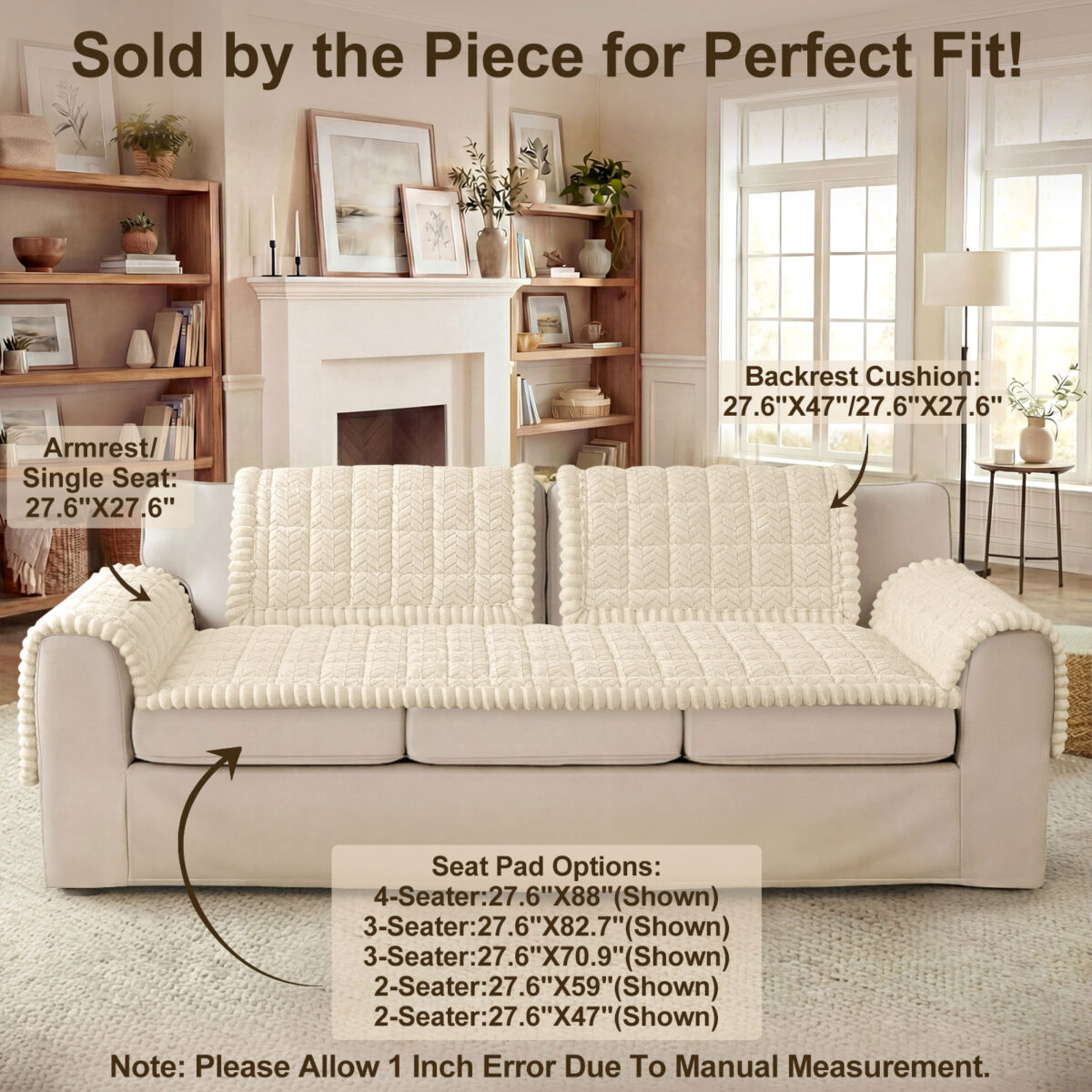 decorUhome Non Slip Couch Cover for Dogs
