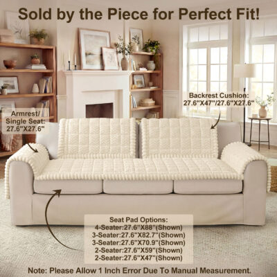 decorUhome Non Slip Couch Cover for Dogs